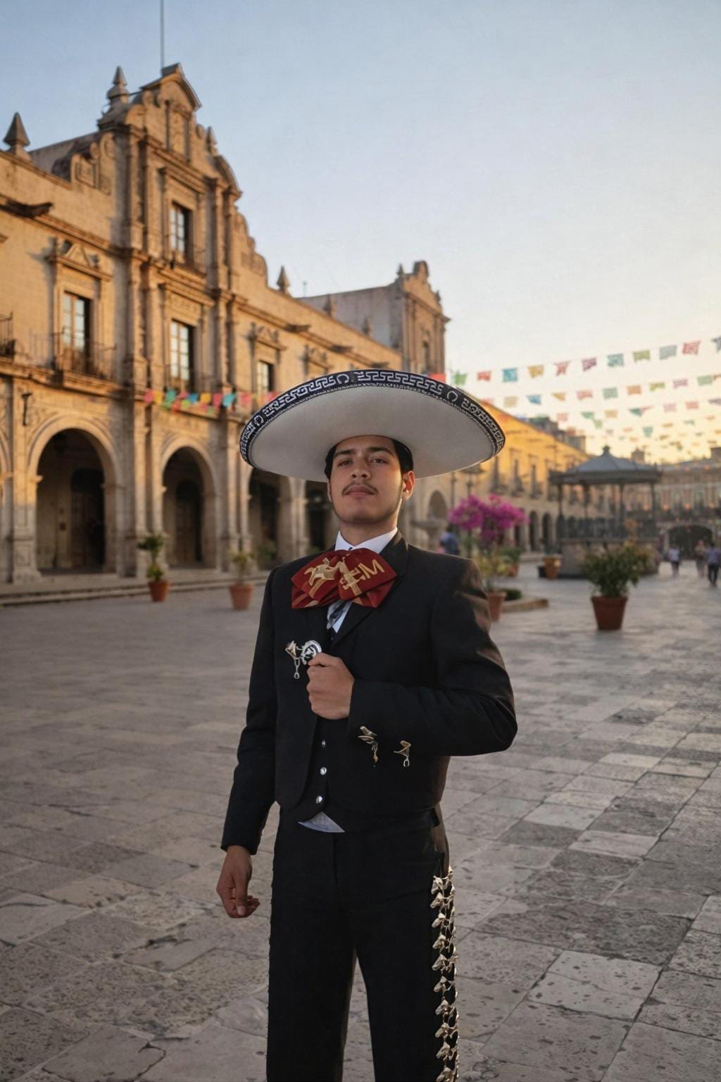 Efrén Uriel víhuela y voz de Mariachi Madrid